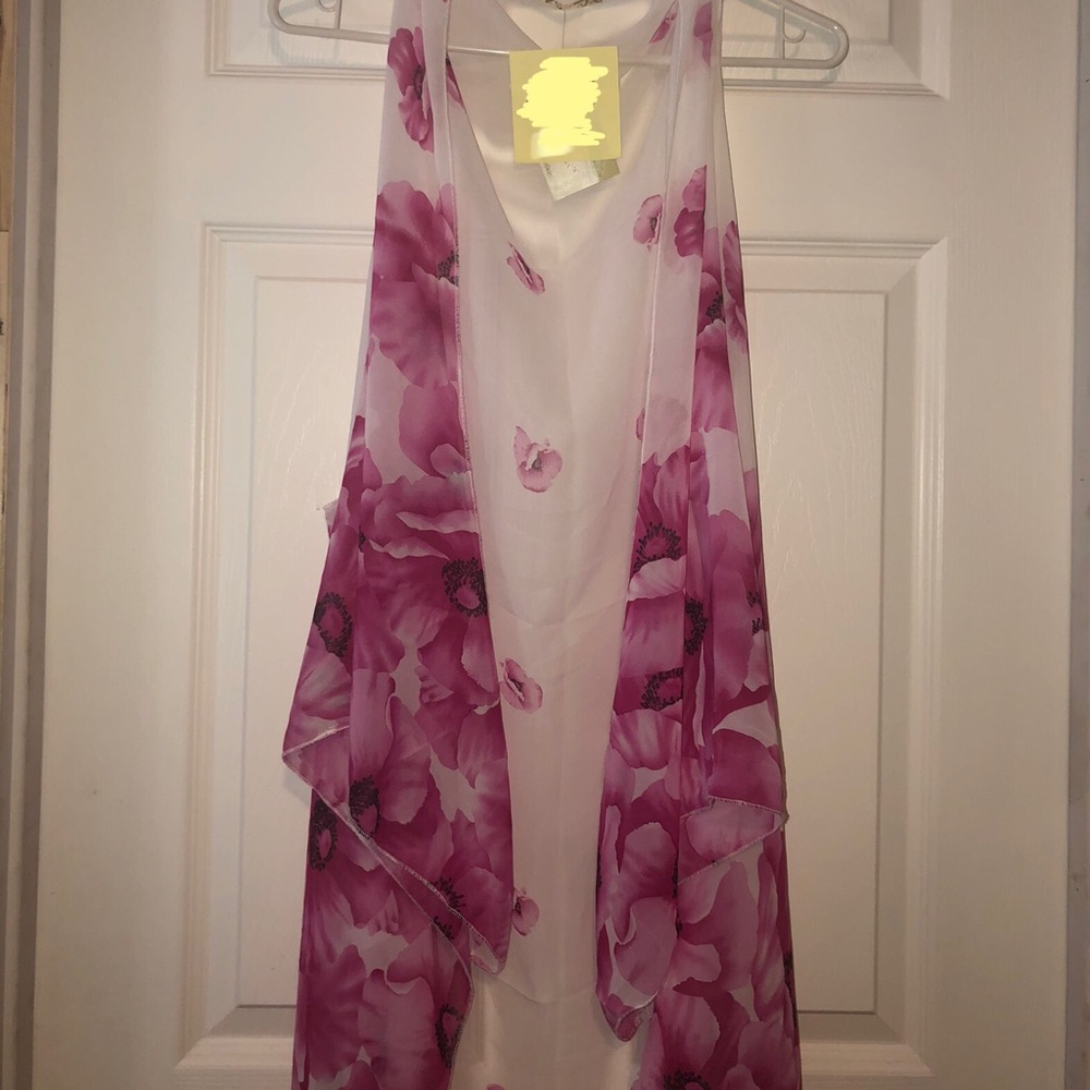 Sheer cardigan/vest